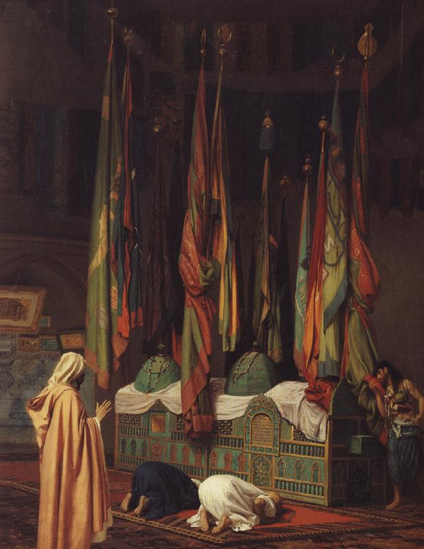 Jean - Leon Gerome The Sultan Tomb oil painting image